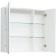 Зеркальный шкаф 82,5x75 см белый глянец L Aquanet Остин 00203924