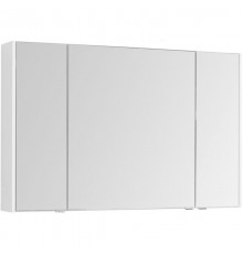 Зеркальный шкаф 116x75 см белый глянец Aquanet Остин 00203926