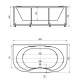 Акриловая ванна 180x95 см Aquatek Мелисса MEL180-0000006
