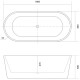 Акриловая ванна 180x80 см Aquatek Ово AQ-99880