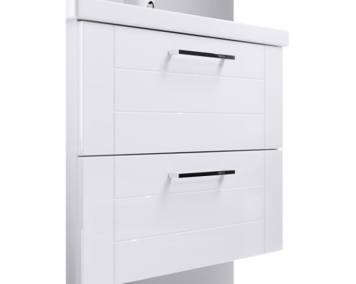 Комплект мебели белый глянец 101,5 см Aqwella Manchester MAN01102 + 4640021065204 + MC.04.10