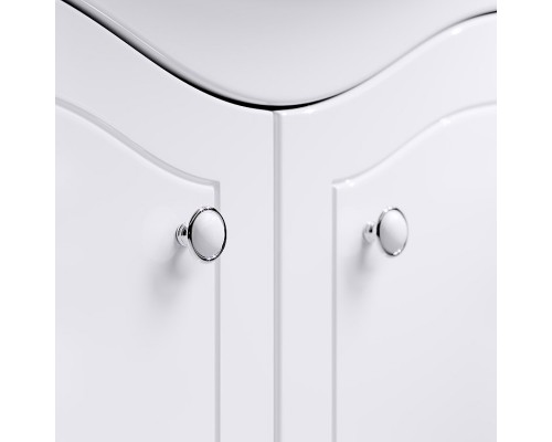 Комплект мебели белый глянец 76,5 см Aqwella Franchesca FR0107 + 4620008197470 + FR0207