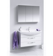 Комплект мебели белый глянец 106,5 см Aqwella Allegro Agr.01.10/2 + 4620008197340 + MC.04.10