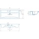 Раковина 101,2х45,5 см Aqwella Фостер 4640021065204