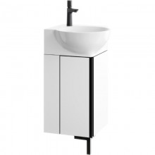 Тумба белый глянец 35,5x35,5 см Aqwella Porto POR0104WB