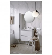 Комплект мебели белый глянец 60,8 см Aqwella 5 Stars Accent ACC0106W + Mal.06.04.D + RM0206W