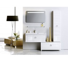 Комплект мебели белый глянец 100 см Aqwella 5 Stars Infinity inf.01.10/001 + Inf.10.04.D + Inf.02.10