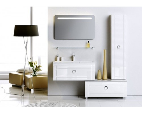 Комплект мебели белый глянец 100 см Aqwella 5 Stars Infinity inf.01.10/001 + Inf.10.04.D + Inf.02.10