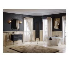 Комплект мебели черный матовый 85 см Aqwella 5 Stars LaDonna LAD0108BLK + LAD.07.04.D + LAD0207BLK