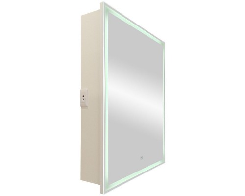 Зеркальный шкаф 60x80 см белый R Art&Max Techno AM-Tec-600-800-1D-R-DS-F