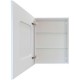 Зеркальный шкаф 60x80 см белый L Art&Max Techno AM-Tec-600-800-1D-L-DS-F