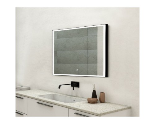 Зеркало 120x80 см Art&Max Arezzo AM-Are-1200-800-DS-FC-H-Nero