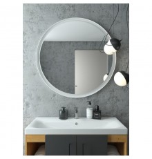 Зеркало 100x100 см Art&Max Napoli AM-Nap-1000-DS-F-White