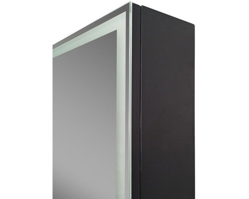 Зеркальный шкаф 60x80 см черный матовый Art&Max Techno AM-Tec-600-800-1D-DS-F-Nero