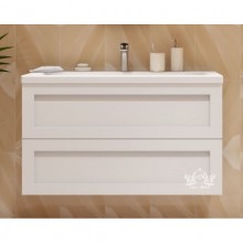 Тумба Bianco Matt 99,3 см Art&Max Platino AM-Platino-1000-2C-SO-BM