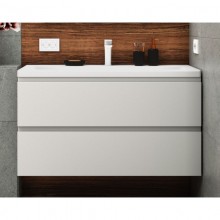 Тумба Bianco Lucido 100 см Art&Max Bianchi AM-Bianchi-1000-2C-SO-BL