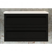 Тумба Nero Matt 100 см Art&Max Platino AM-Platino-1000-2C-SO-NM-Cer