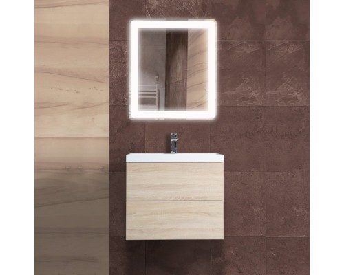 Тумба Rovere Chiaro Sonoma 59,6 см Art&Max Verona Push AM-Verona-Push-600-2C-SO-RS-TS