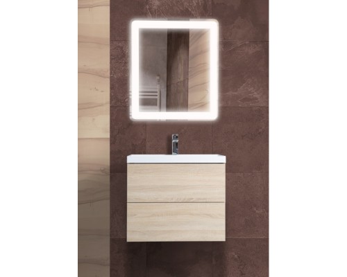 Тумба Rovere Chiaro Sonoma 69,6 см Art&Max Verona Push AM-Verona-Push-700-2C-SO-RS-TS