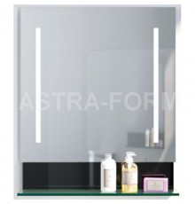 Зеркало 88x83,3 см черный глянец Astra-Form Альфа 020404/020405