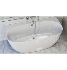Ванна из литого мрамора 170x85 см пристеночная Astra-Form Атрия 01010013