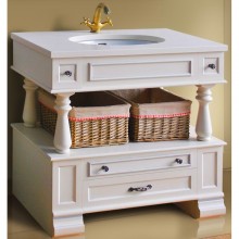 Тумба с раковиной слоновая кость состаренная 95 см Atoll Джулия