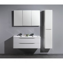 Тумба с раковиной белый глянец 120 см BelBagno Ancona-N ANCONA-N-1200-2C-SO-2-BL + EA-1200-2-LVB