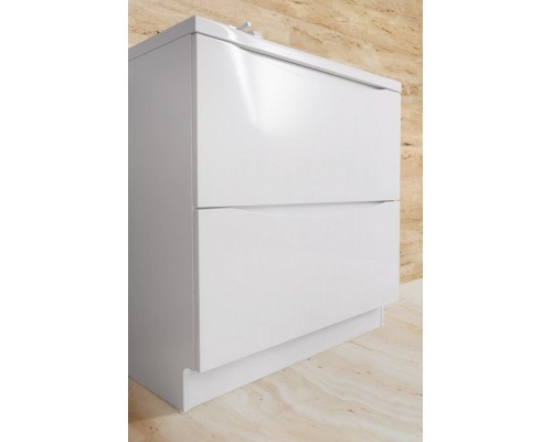 Тумба Bianco Lucido 79,6 см BelBagno Marino MARINO-800-2C-PIA-BL-P