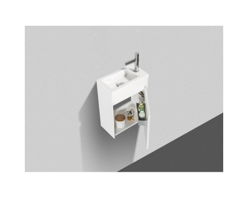 Тумба Bianco Lucido 39,4 см BelBagno Pietra PIETRA MINI-400-1A-SO-BL-R