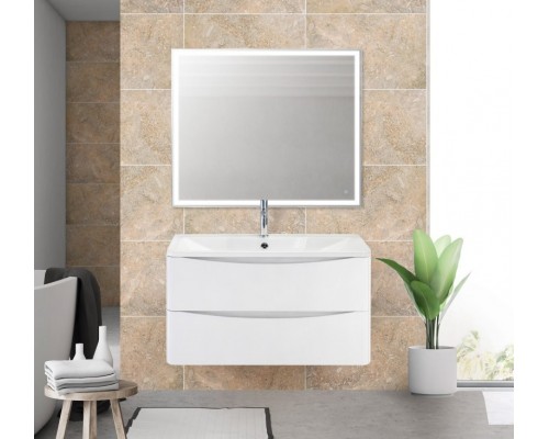 Тумба Bianco Lucido 79,6 см BelBagno Acqua ACQUA-800-2C-SO-BL