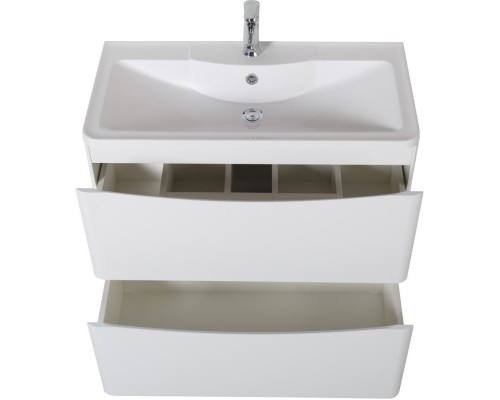 Тумба Bianco Lucido 89,6 см BelBagno Acqua ACQUA-900-2C-PIA-BL