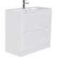 Тумба Bianco Lucido 89,6 см BelBagno Albano ALBANO-900-2C-PIA-BL