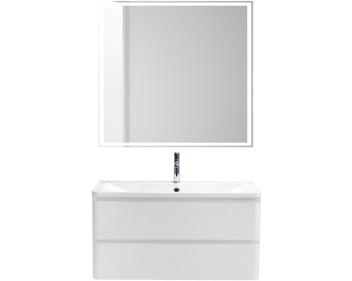 Тумба Bianco Lucido 99,6 см BelBagno Albano ALBANO-1000-2C-SO-BL