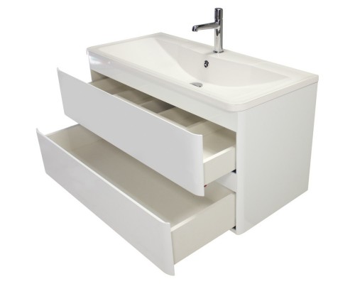 Тумба Bianco Lucido 99,6 см BelBagno Albano ALBANO-1000-2C-SO-BL