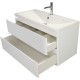 Тумба Bianco Lucido 99,6 см BelBagno Albano ALBANO-1000-2C-SO-BL