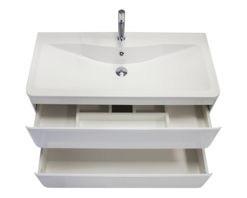 Тумба Bianco Lucido 99,6 см BelBagno Albano ALBANO-1000-2C-SO-BL