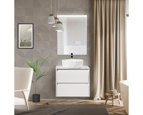 Тумба Bianco Opaco 60 см BelBagno Kraft KRAFT-600-2C-SO-BO