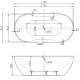 Акриловая ванна 179,5x85,5 см BelBagno BB28