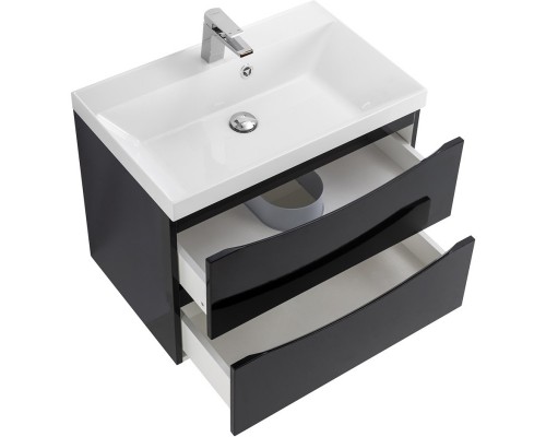 Тумба Nero Lucido 59,6 см BelBagno Marino MARINO-600-2C-SO-NL-P