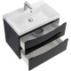 Тумба Nero Lucido 59,6 см BelBagno Marino MARINO-600-2C-SO-NL-P