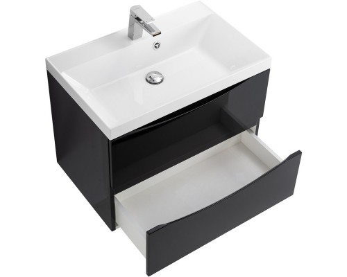 Тумба Nero Lucido 59,6 см BelBagno Marino MARINO-600-2C-SO-NL-P