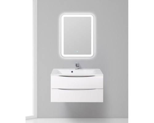 Тумба Bianco Lucido 89,6 см BelBagno Marino MARINO-900-2C-SO-BL-P