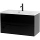 Тумба Nero Lucido 89,6 см BelBagno Marino MARINO-900-2C-SO-NL-P