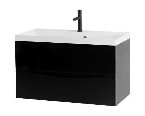 Тумба Nero Lucido 89,6 см BelBagno Marino MARINO-900-2C-SO-NL-P