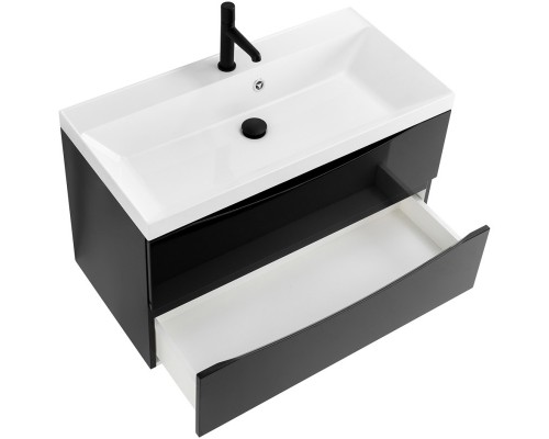 Тумба Nero Lucido 99,6 см BelBagno Marino MARINO-1000-2C-SO-NL-P