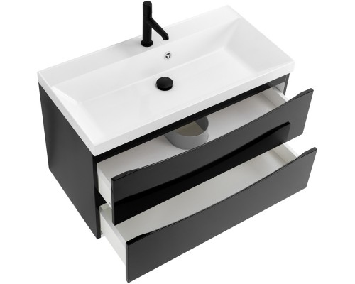 Тумба Nero Lucido 99,6 см BelBagno Marino MARINO-1000-2C-SO-NL-P