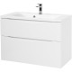 Тумба Bianco Lucido 79,6 см BelBagno Marino MARINO-H60-800-2C-SO-BL-P