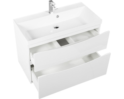 Тумба Bianco Lucido 79,6 см BelBagno Marino MARINO-H60-800-2C-SO-BL-P