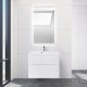 Тумба Bianco Lucido 79,6 см BelBagno Marino MARINO-H60-800-2C-SO-BL-P