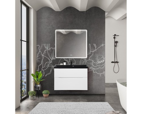 Тумба Bianco Lucido 79,6 см BelBagno Marino MARINO-H60-800-2C-SO-BL-P